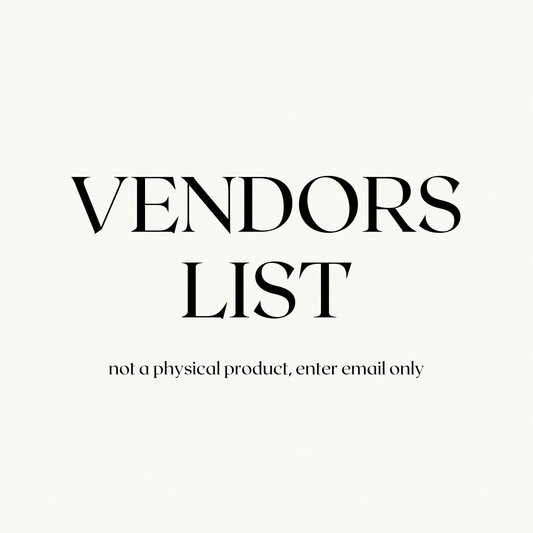 Full Vendors List