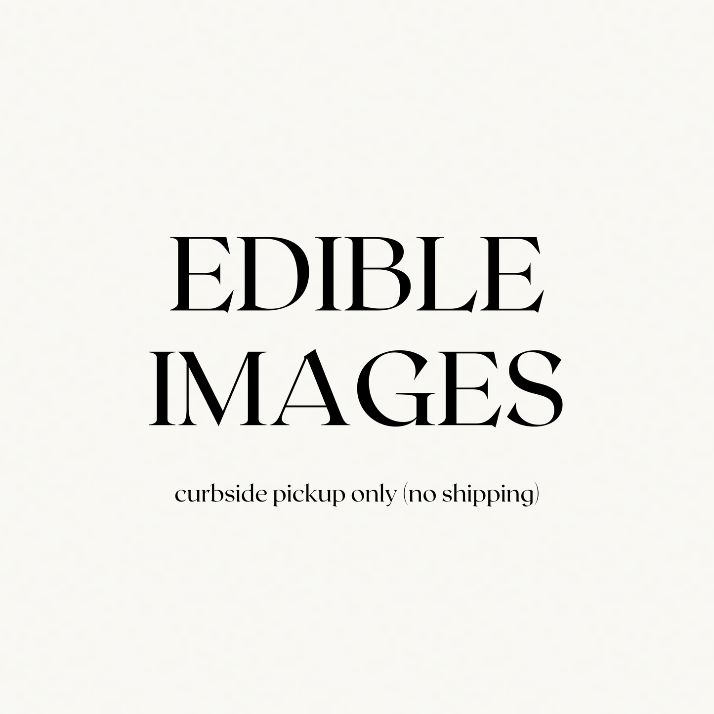 Edible Images