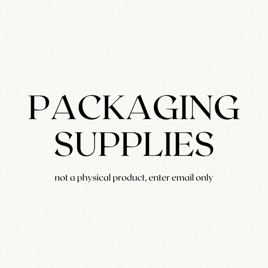 Packaging Supply List (boxes)